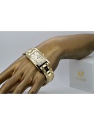 Итальянское желтое 14k золото мужские часы Geneve mw089y