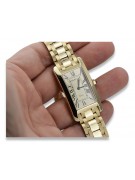 Итальянское желтое 14k золото мужские часы Geneve mw089y