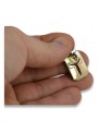 Золотий медальйон Ісуса 14k 585 icon Хрест pm008y