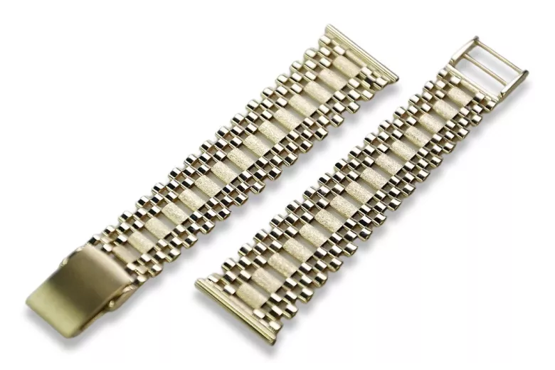 Yellow rose gold watch bracelet ★ russiangold.com ★ Gold 585 333 Low price