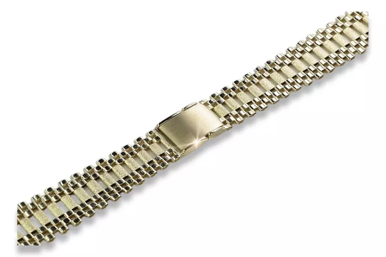 Bracelet ★ de montre en or rose jaune russiangold.com ★ or 585 333 Prix bas