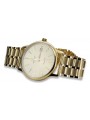 Gold men's watch Geneve ★ zlotychlopak.pl ★ Gold purity 585 333 Low Price!