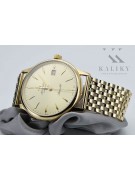 Gold men's watch Geneve ★ zlotychlopak.pl ★ Gold purity 585 333 Low Price!