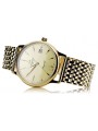 reloj Atlantic de oro 14k 585 con pulsera para hombre mw003y&mbw013y