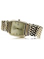 reloj para hombre de oro 585 de 14k Geneve mw002y&mbw005y