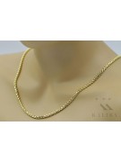 Italian yellow 14k 585 gold New Rope chain cc078y