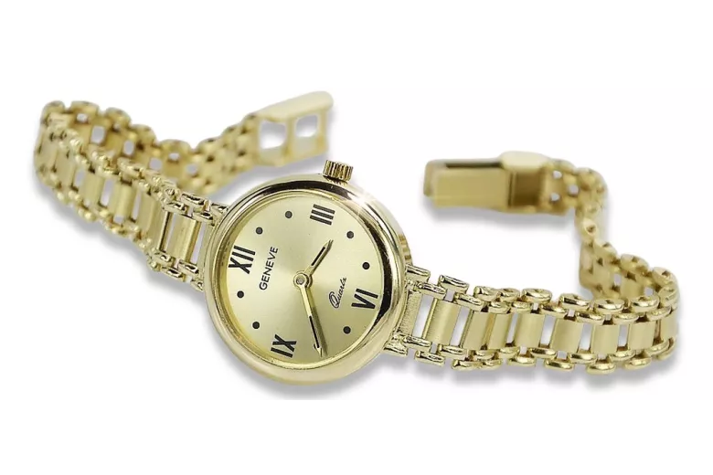 Reloj ★ de oro para damas zlotychlopak.pl Pureza de oro 585 333 ¡★ Precio bajo!