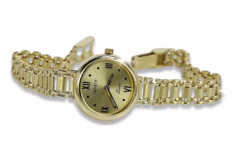 Gold ladies watch ★ zlotychlopak.pl ★ Gold purity 585 333 Low price!