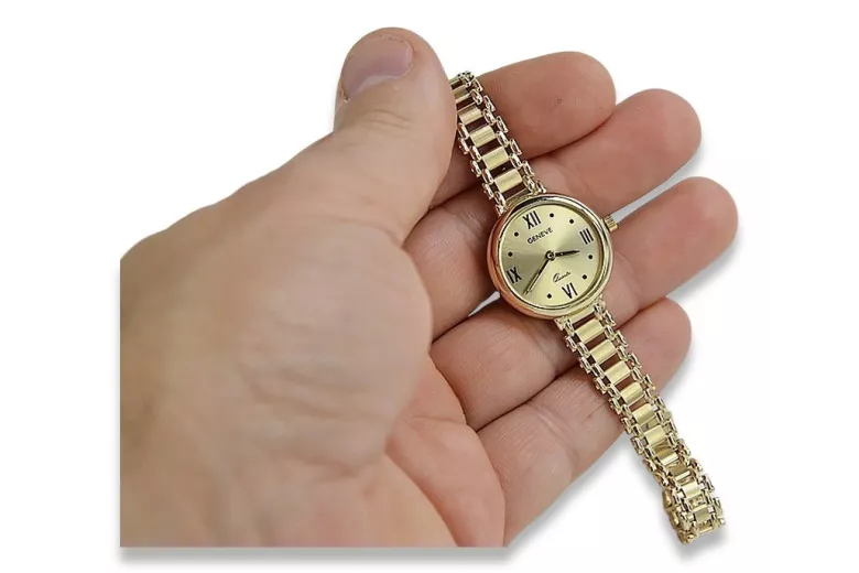 Reloj ★ de oro para damas zlotychlopak.pl Pureza de oro 585 333 ¡★ Precio bajo!