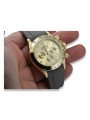 Gold men's watch Geneve ★ zlotychlopak.pl ★ Gold purity 585 333 Low Price!