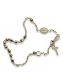 Yellow rose gold rosary bracelet★ russiangold.com ★ Gold 585 333 Low price