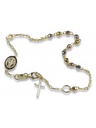 Yellow rose gold rosary bracelet★ russiangold.com ★ Gold 585 333 Low price