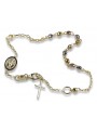 Yellow rose gold rosary bracelet★ russiangold.com ★ Gold 585 333 Low price