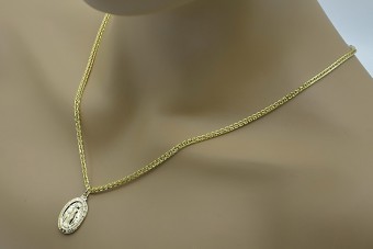Muttergottes Medaillon & Spiga-Kette