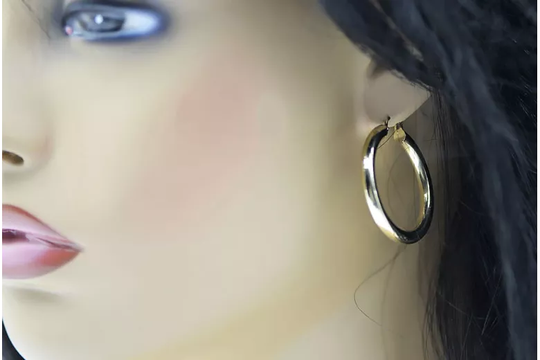 Gold earrings ★ zlotychlopak.pl ★ Gold sample 585 333 Low price!