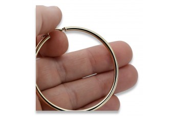 Cercei de aur ★ https://zlotychlopak.pl/ro/ ★ Proba de aur 585 333 Preț mic!