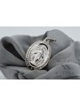 "16mm 14K White Gold Mary Medallion Jewellery" pm006w