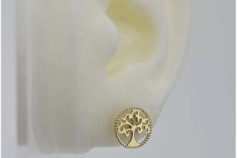 Gold earrings ★ zlotychlopak.pl ★ Gold sample 585 333 Low price!