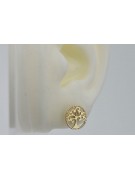 Gold earrings ★ zlotychlopak.pl ★ Gold sample 585 333 Low price!