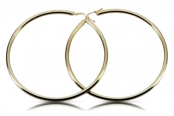 Boucles d'oreilles en or ★ https://zlotychlopak.pl/fr/ ★ Échantillon d'or 585 333 Prix bas !