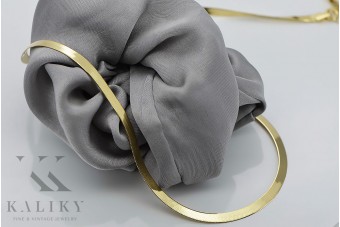 Złoty damski łańcuszek z żółtego 14k złota 585 kolia Fantazy cfc029y