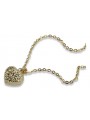 Gold pendant pendant ★ zlotychlopak.pl ★ Gold hallmark 585 333 low price