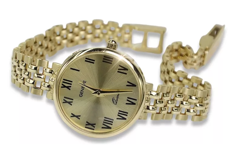 Gold ladies watch ★ zlotychlopak.pl ★ Gold purity 585 333 Low price!