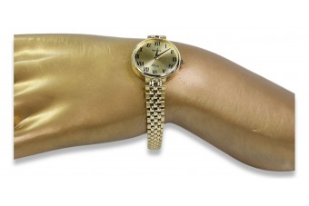 Gold ladies watch ★ zlotychlopak.pl ★ Gold purity 585 333 Low price!
