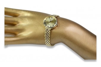 Gold ladies watch ★ zlotychlopak.pl ★ Gold purity 585 333 Low price!