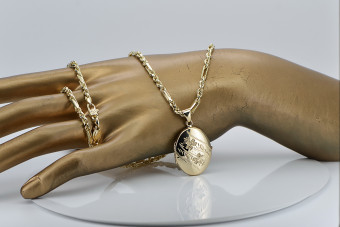 Pendentif pendentif en or ★ https://zlotychlopak.pl/fr/ ★ Poinçon d'or 585 333 petit prix