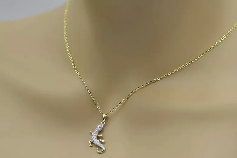 Pendentif pendentif en or ★ https://zlotychlopak.pl/fr/ ★ Poinçon d'or 585 333 petit prix