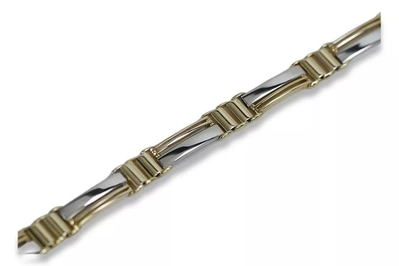 Yellow rose gold bracelet ★ russiangold.com ★ Gold 585 333 Low price