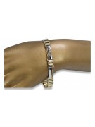 Yellow rose gold bracelet ★ russiangold.com ★ Gold 585 333 Low price