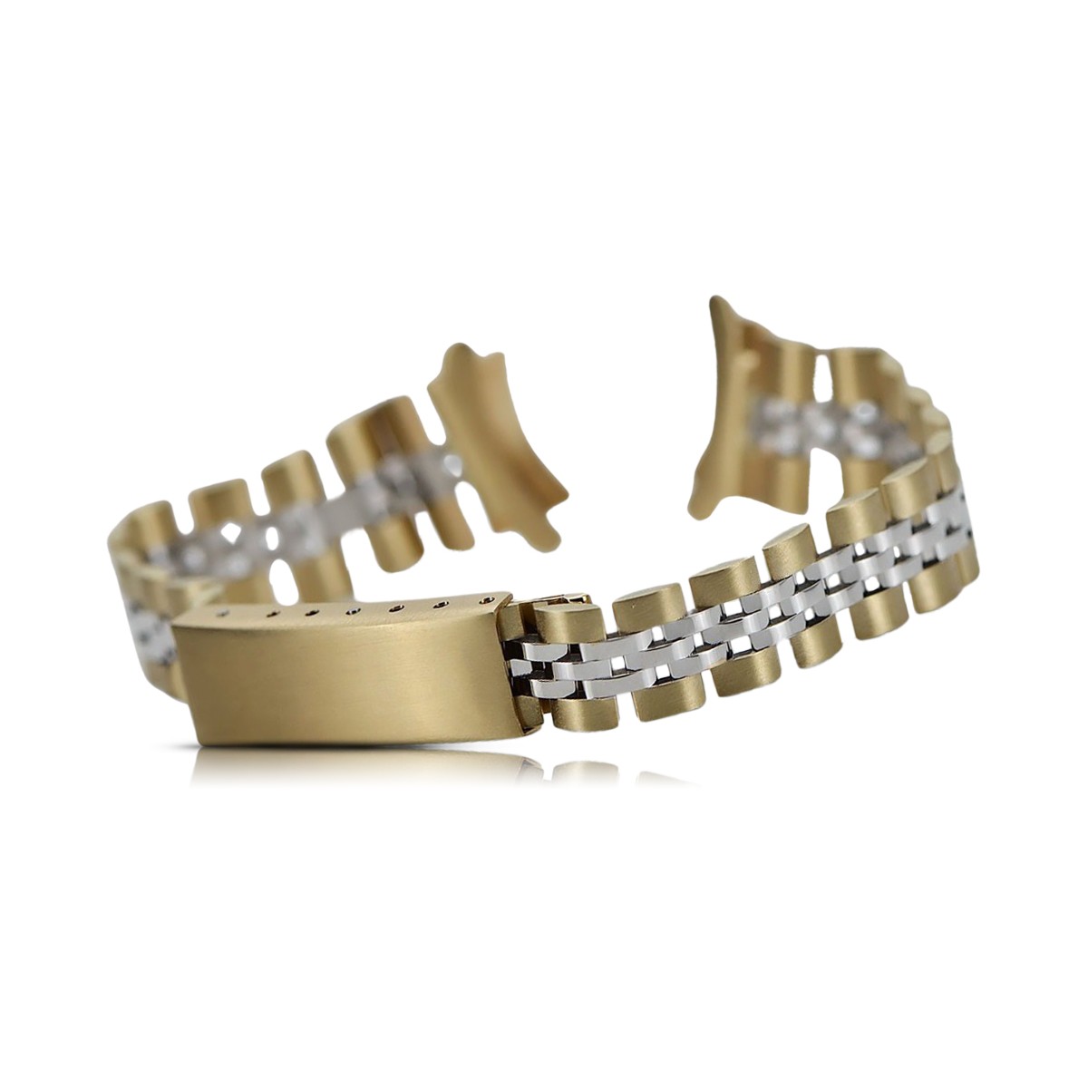 Gelbe Roségold Armband ★ russiangold.com ★ Gold 585 333 Niedriger Preis