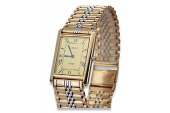 Vintage rose gold men's watch Geneve mw069rw