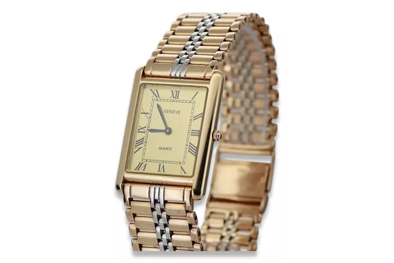 Reloj ruso soviético de oro rosa para hombre Geneve mw069rw