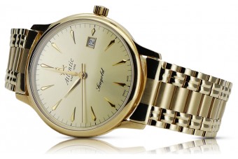 Reloj de oro para hombre Geneve ★ https://zlotychlopak.pl/es/ ★ Pureza del oro 585 333 ¡Precio bajo!