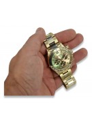 Gold men's watch Geneve ★ zlotychlopak.pl ★ Gold purity 585 333 Low Price!