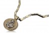 Icono colgante Merry de oro 14k 585 con cadena Hammer pm027yw30&cc047yw