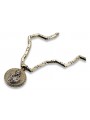 Icono colgante Merry de oro 14k 585 con cadena Hammer pm027yw30&cc047yw