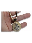 Gold 14k 585 Merry pendant icon with Hammer chain pm027yw30&cc047yw