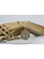 Icono colgante Merry oro 14k 585 con cadena Gourmette pm027yw37&cc099y