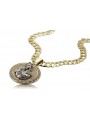 Icono colgante Merry oro 14k 585 con cadena Gourmette pm027yw37&cc099y