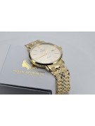 Gold men's watch Geneve ★ zlotychlopak.pl ★ Gold purity 585 333 Low Price!