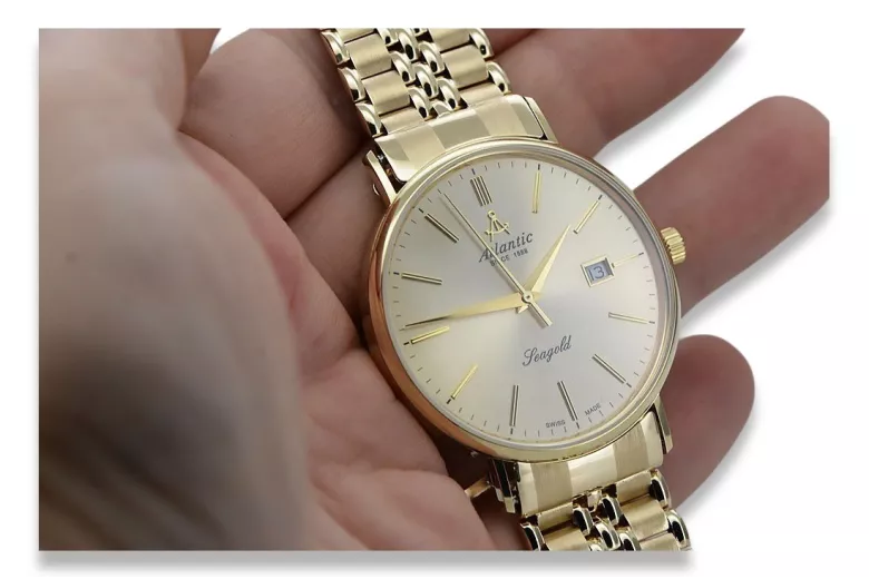 Reloj de oro para hombre Geneve ★ https://zlotychlopak.pl/es/ ★ Pureza del oro 585 333 ¡Precio bajo!