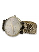 Gold men's watch Geneve ★ zlotychlopak.pl ★ Gold purity 585 333 Low Price!