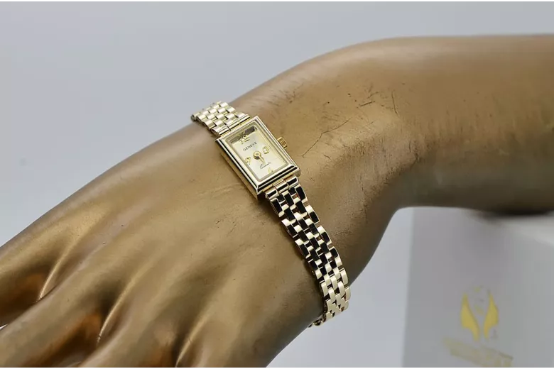 Gold ladies watch ★ zlotychlopak.pl ★ Gold purity 585 333 Low price!