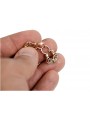 "Keine Steine, Originales Vintage-Roségold aus 14k 585 Gipsy Ohrringe" ven054