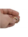 "Elegante 14k 585 Originales Vintage-Roségold Keine Steine Ohrschmuck" ven061