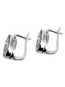 Vintage 925 Silver zircon earrings vec001s